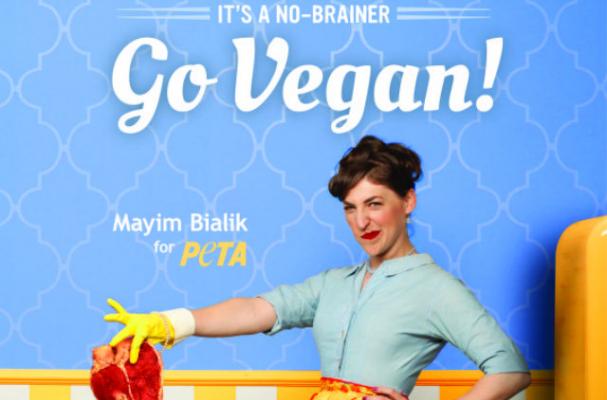 Mayim Bialik supports veganism